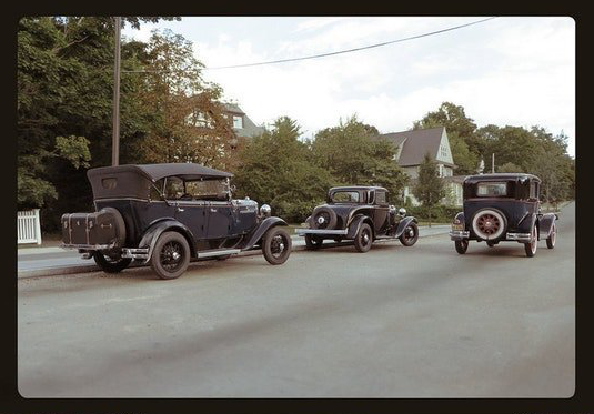 forced perspective miniature cars first