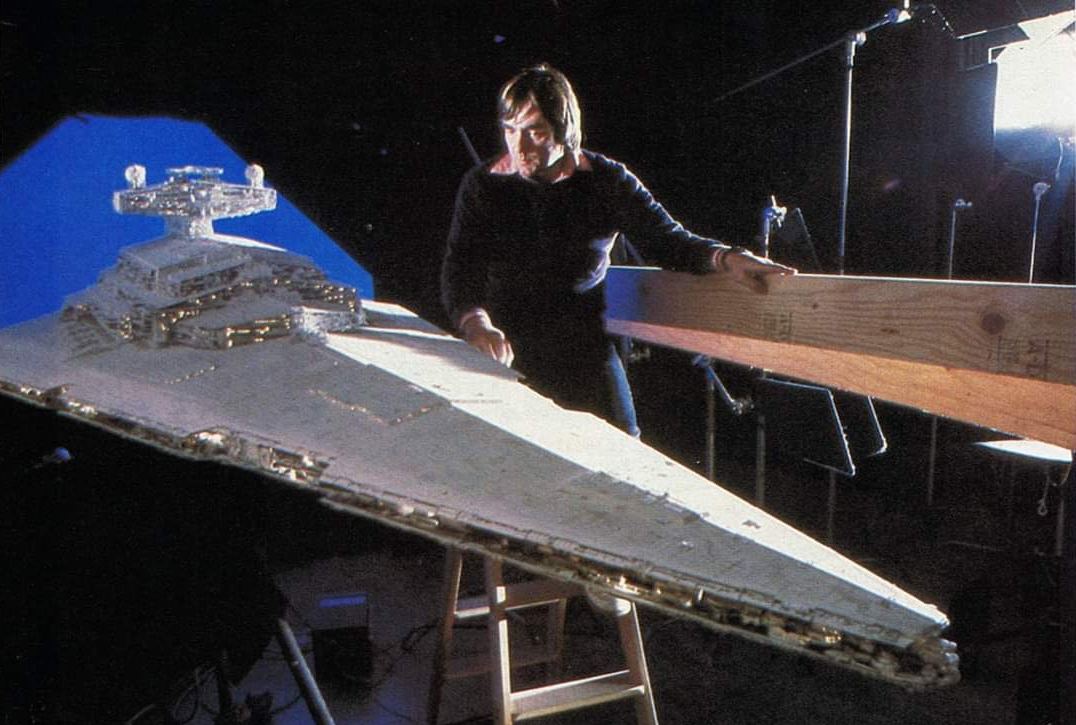 One of the most iconic ships in the Star Wars Universe, the Star Destroyer.